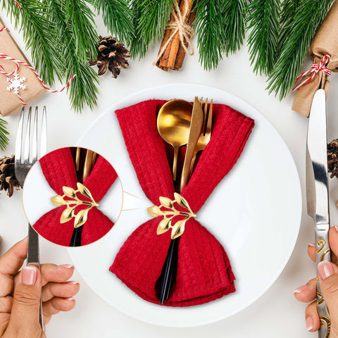 Kpdnjro napkin ring design showcases shimmering metal texture