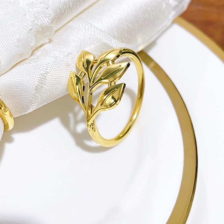 Kpdnjro high-end napkin ring fits different napkin sizes