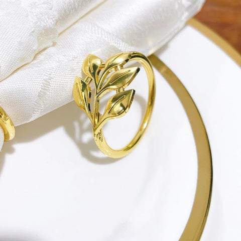 Kpdnjro high-end napkin ring fits different napkin sizes