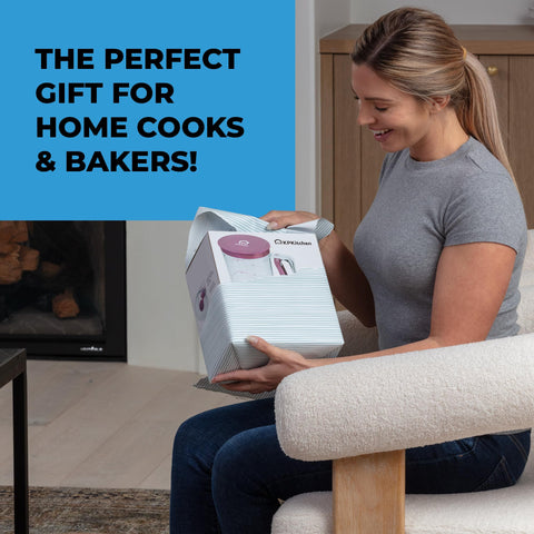KPKitchen versatile batter dispenser suitable for pancakes, muffins, waffles, and crepes