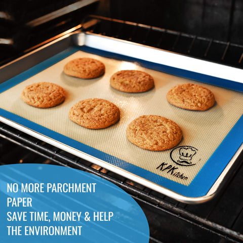 KPKitchen round silicone mat for versatile round baking options.