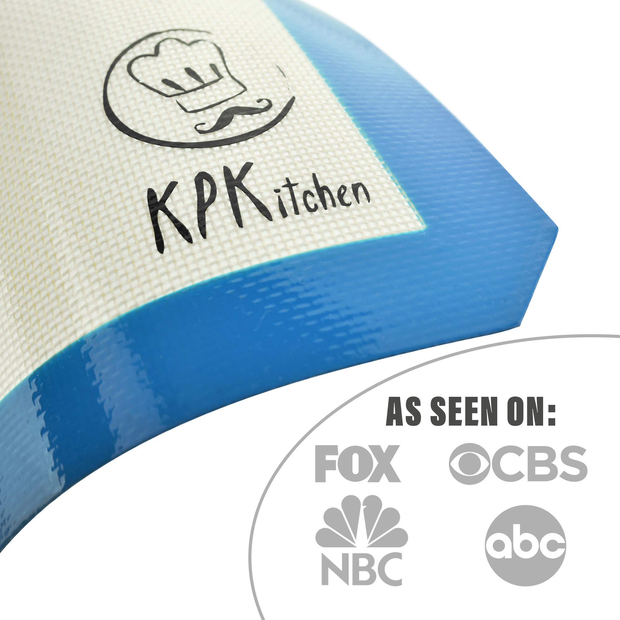 KPKitchen heat-resistant mats endure oven to freezer temperatures.