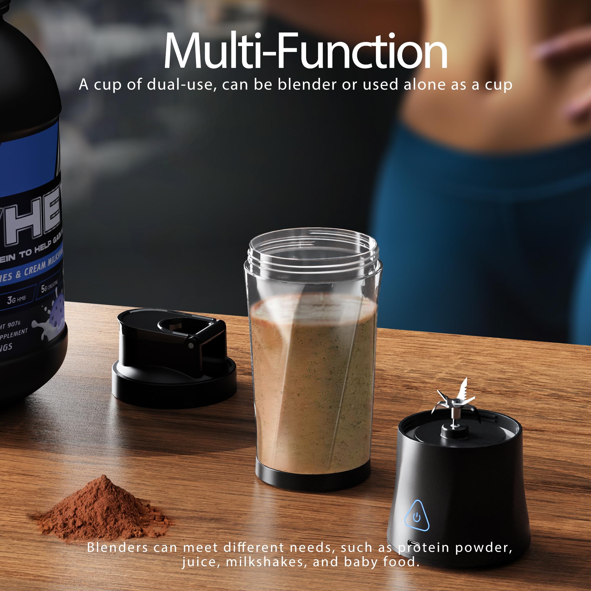 KPMARE ergonomic cup with grip-friendly handle supports confident portable use.