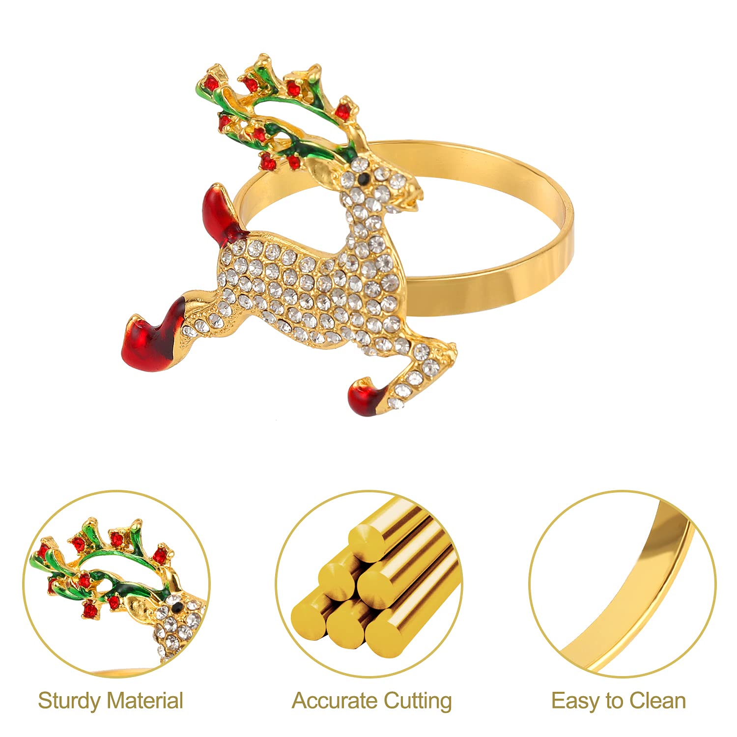KPOSIYA bowtie napkin ring creates elegant place settings.