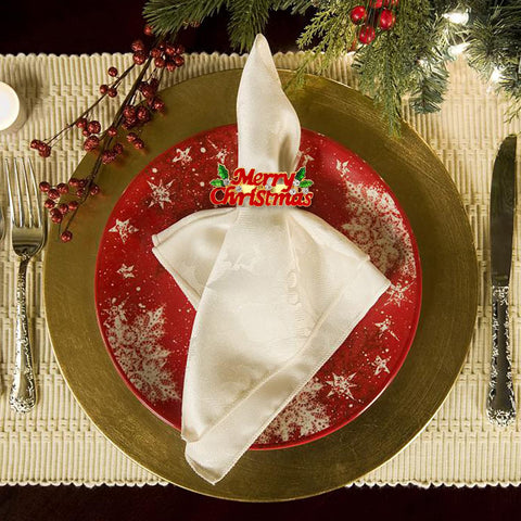 KPOSIYA deer napkin ring brings seasonal charm to celebrations.