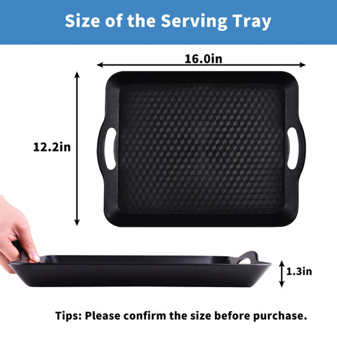 KPROE plastic tray for food service, ideal for indoor and outdoor use.