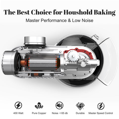 Kraftsman stand mixer operates quietly at low noise level