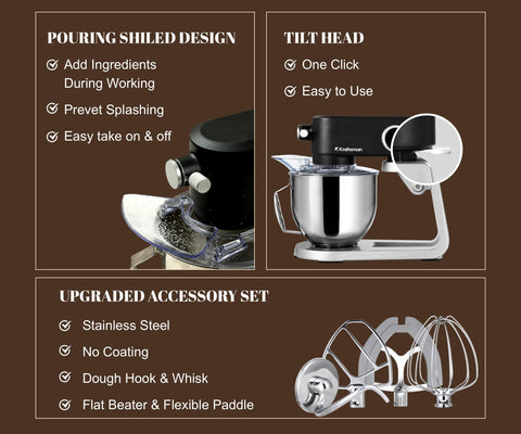 Kraftsman stand mixer power hub expands kitchen tasks with add-ons
