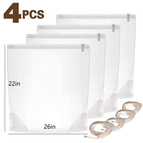 Kreapa four-pack brining bags for poultry and meats