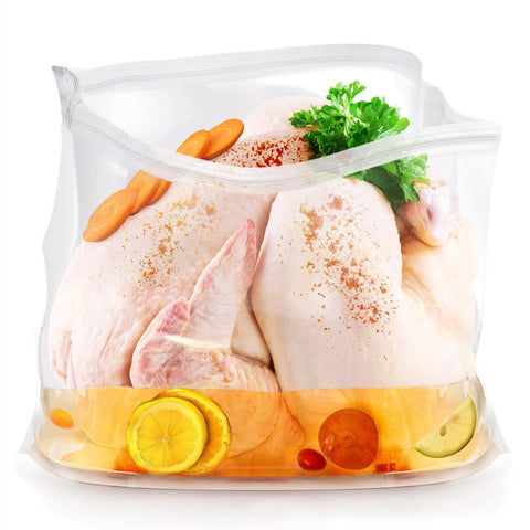 Kreapa turkey brine bag 22x26 with leak-proof double-zip seal