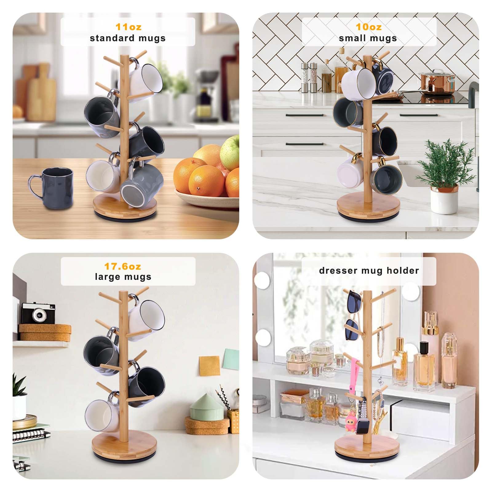 Krispmaild 360° rotation doubles as a display shelf for accessories.