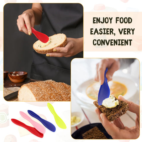 Kritkin pink butter spreader with ergonomic grip