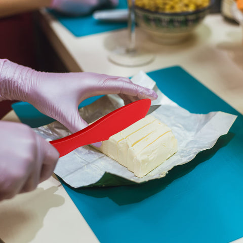 Kritkin butter spreader set overview showing four colors