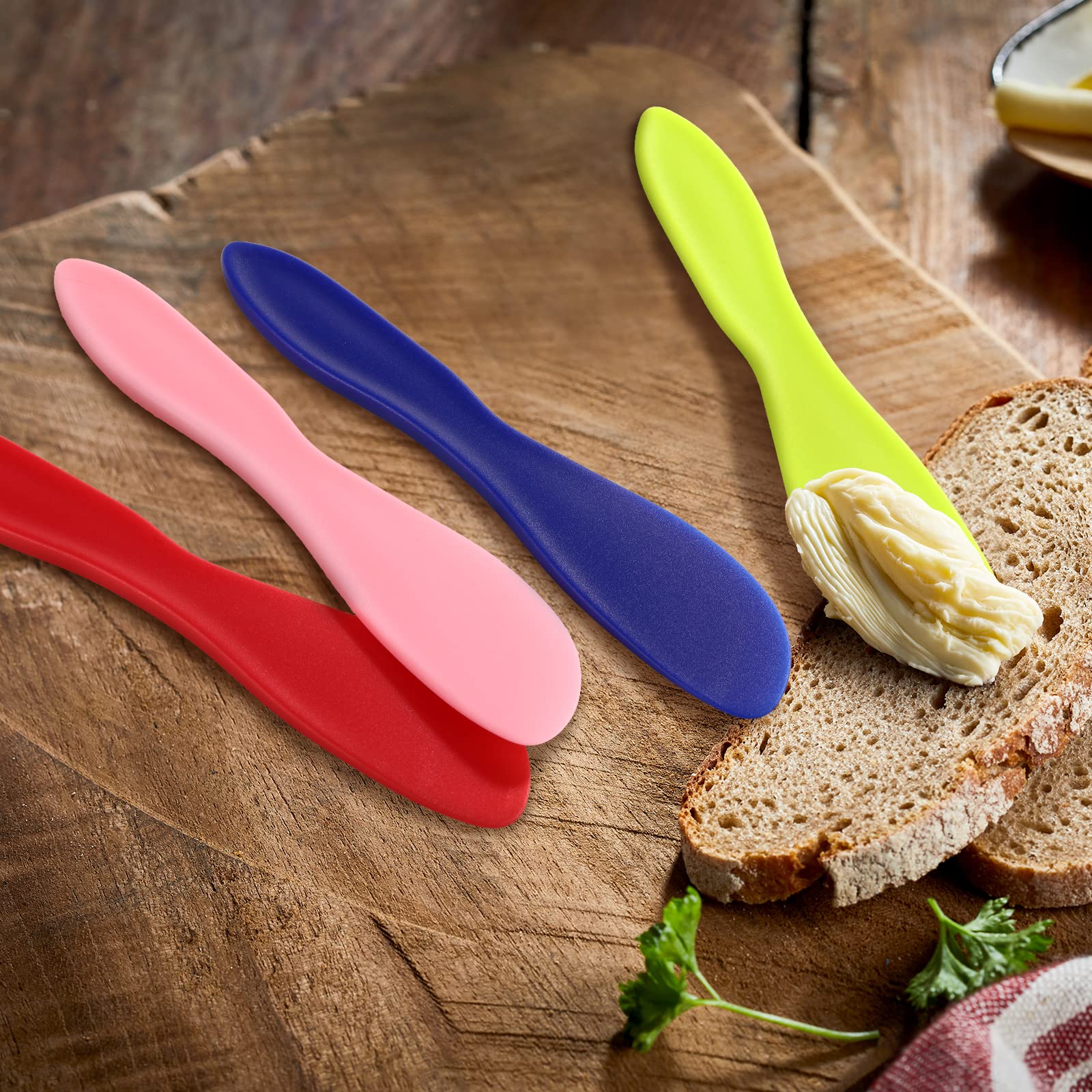 Kritkin spreaders used for jams and spreads at a casual gathering
