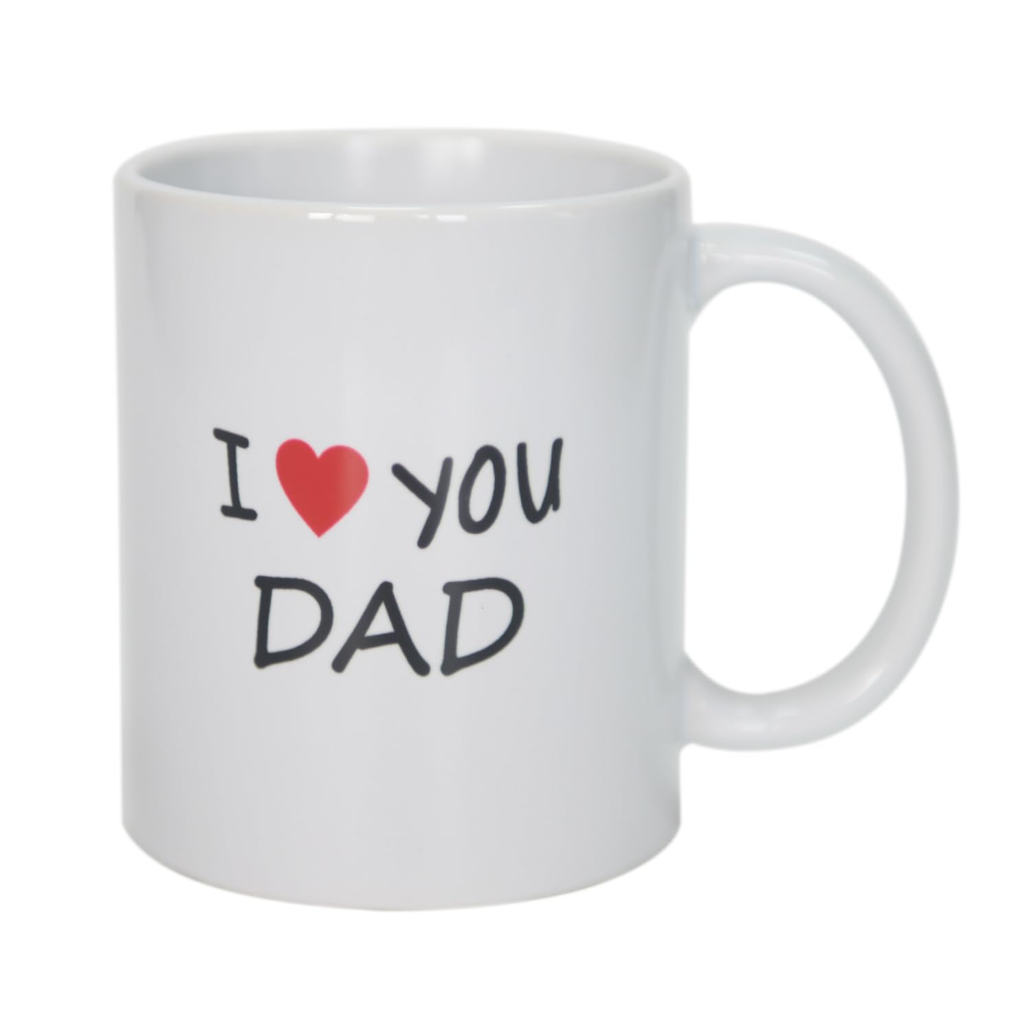 KRLWO I Love You Dad mug front view with heartfelt message
