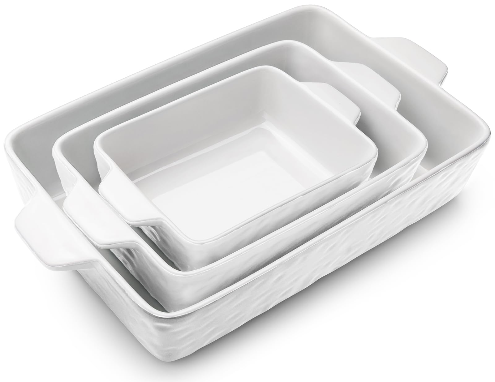 Krokori casserole set for oven use, versatile bakeware for bake-and-serve meals.