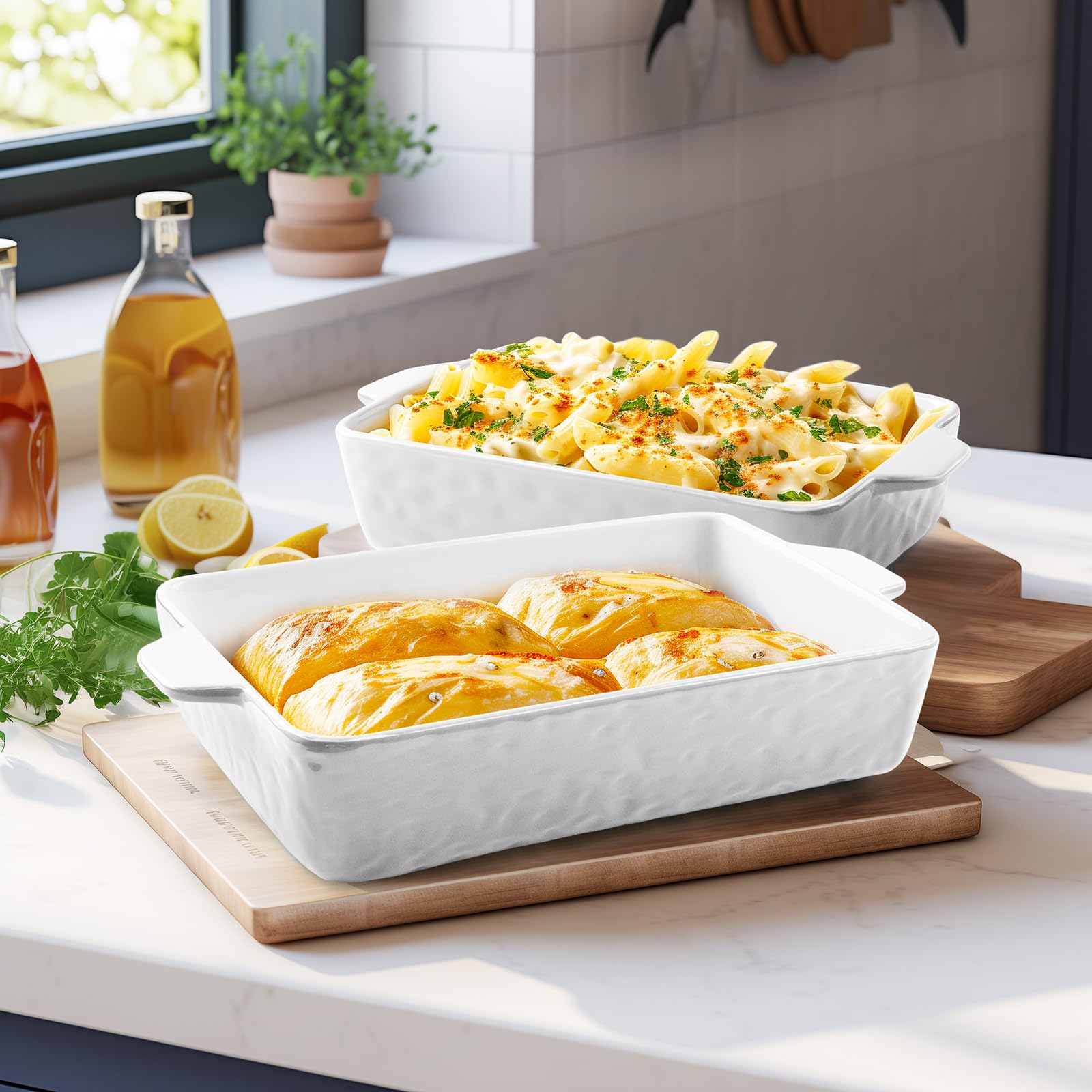 Krokori dishwasher-safe bakeware, easy cleanup after family meals.