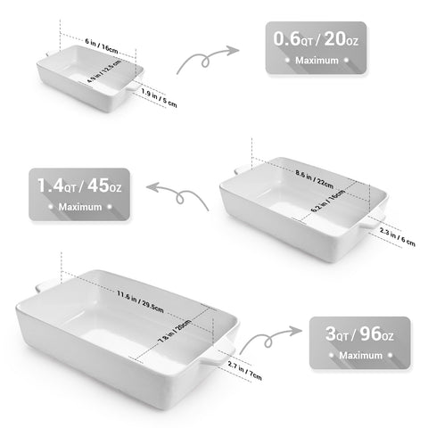 Krokori casserole lasagna pan large, ideal for layered casseroles and generous portions.