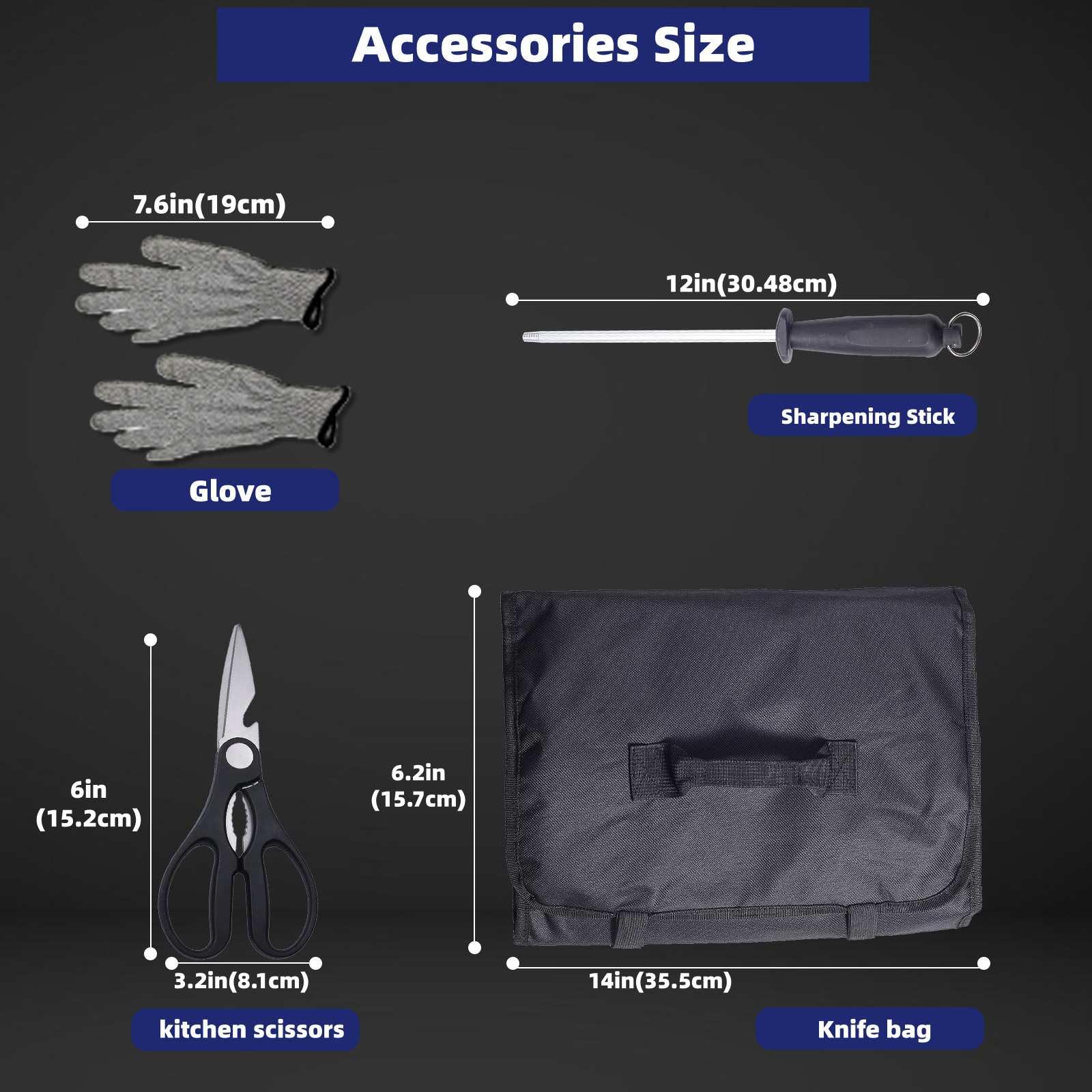 Krononidler storage roll keeps knives organized outdoors.