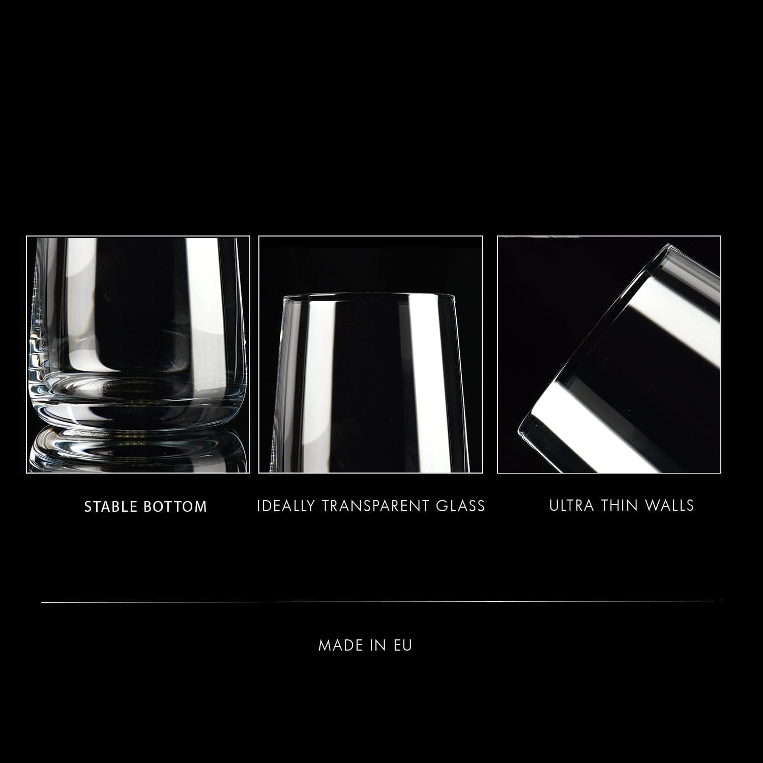 Krosno Infinity dishwasher-safe glass combines practicality and style.