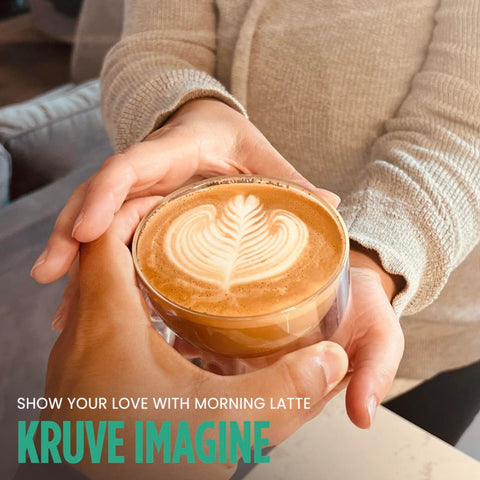 KRUVE IMAGINE premium borosilicate glass resists thermal shocks during daily use.