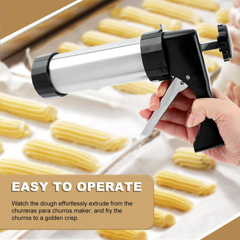 Kryslanix ergonomic handle design provides comfortable, precise press control.