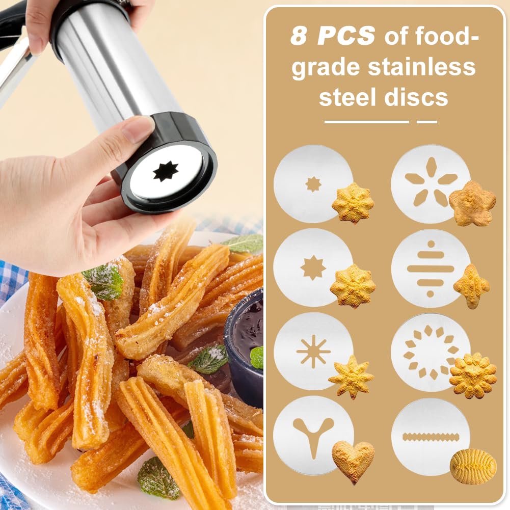 Kryslanix multi-purpose tool for cookies, cakes, and dessert embellishments.