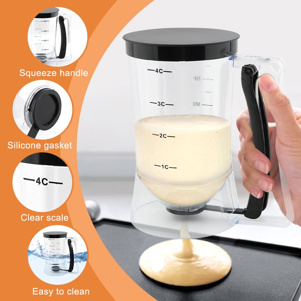 Kryslanix silicone spatula, oil brush, and scraper aid clean, efficient baking.