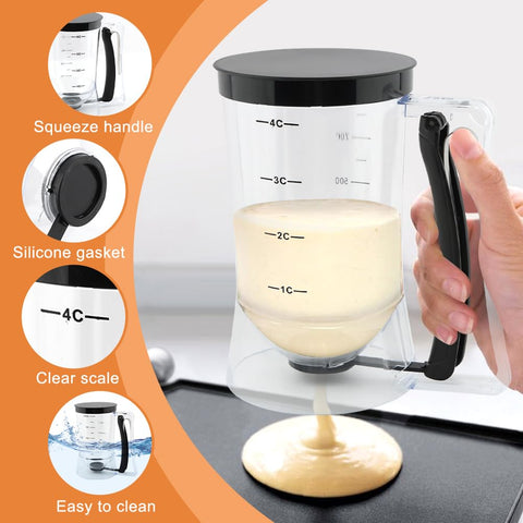Kryslanix silicone spatula, oil brush, and scraper aid clean, efficient baking.