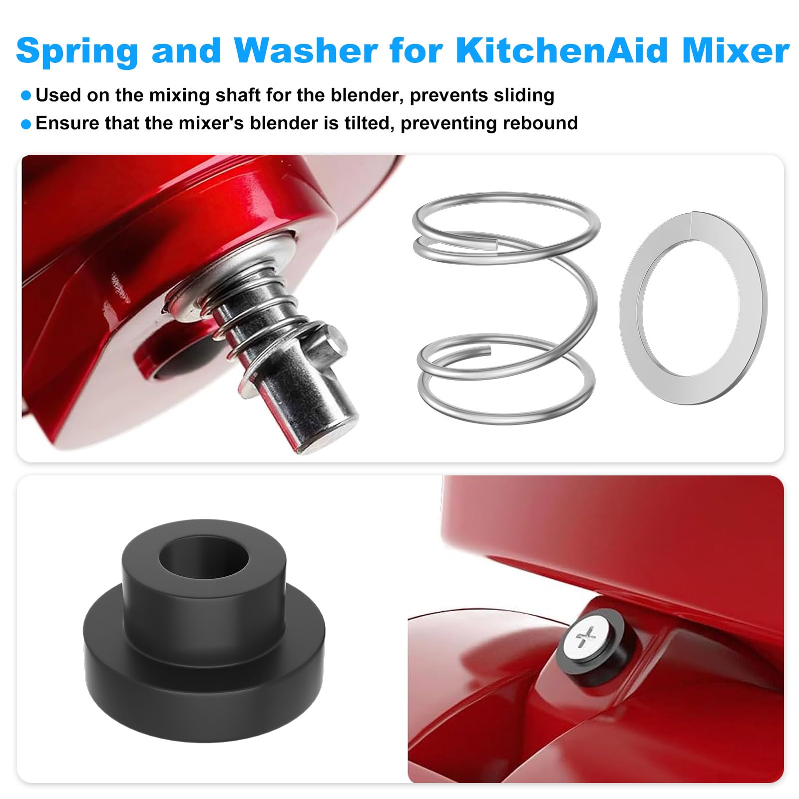 Kscjdg tilt-head mixer parts demonstrate compatibility with multiple KitchenAid models.