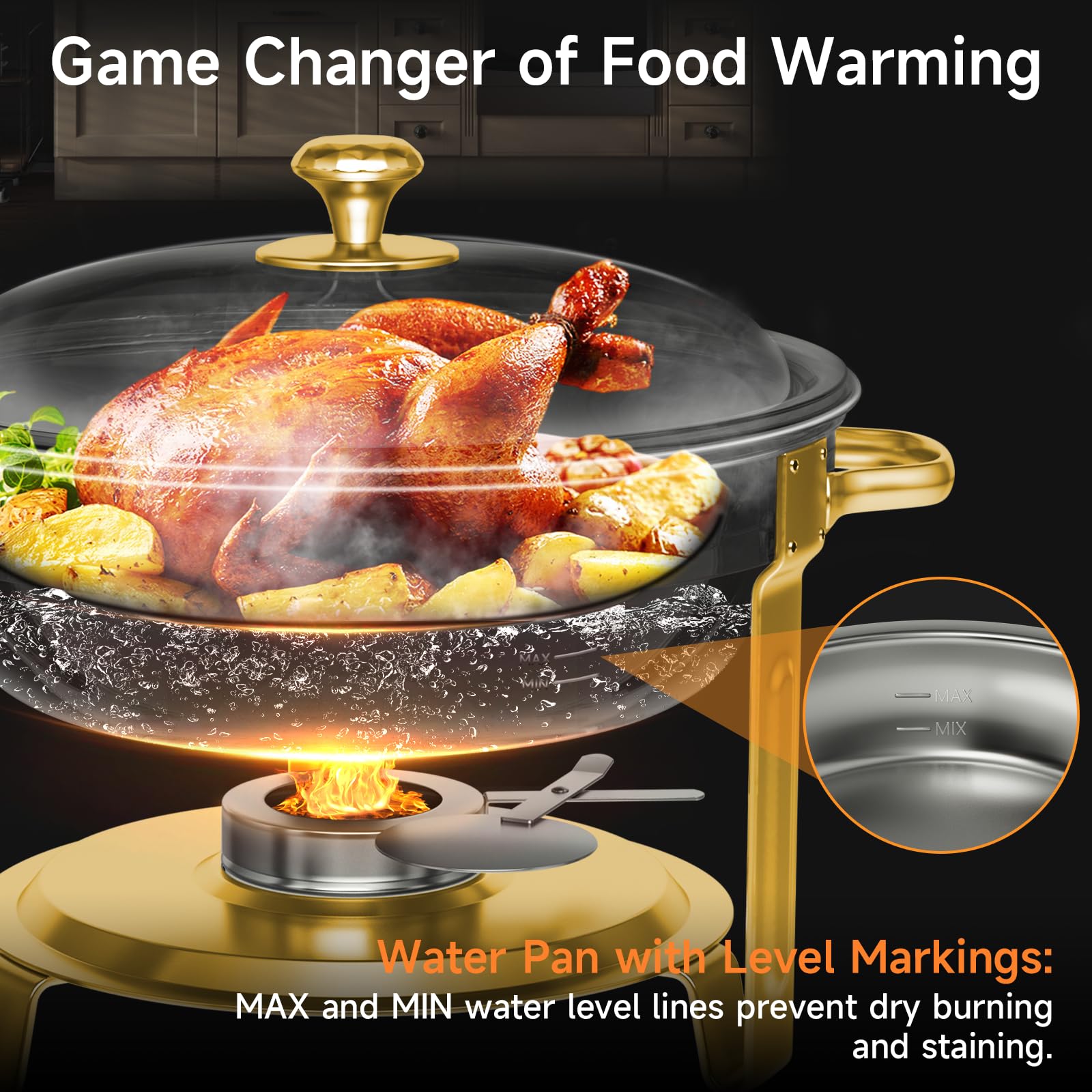 KScocina lid with safe-handling design prevents accidents