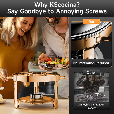 KScocina safe design with rounded edges for safe handling.