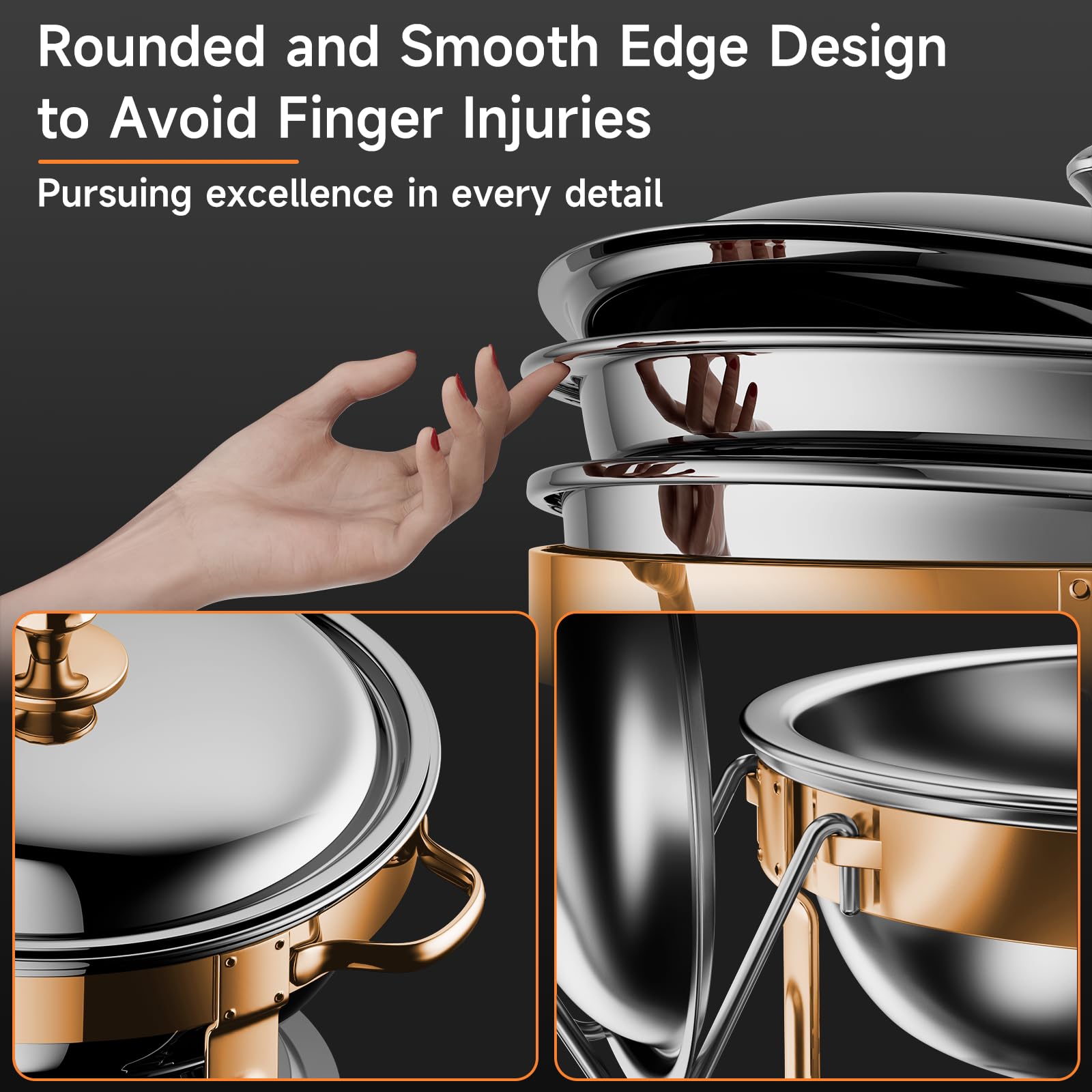 KScocina stackable stand and basins simplify post-event storage.