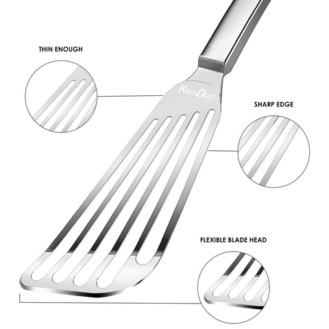 KSENDALO flexible spatula ideal for omelettes and crepes