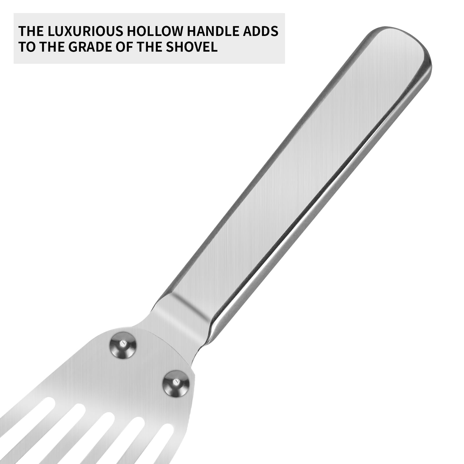 KSENDALO hollow grip balances on pan edges during cooking