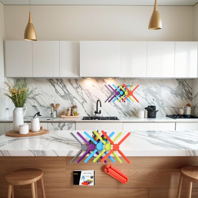 KSENDALO non-scratch trivet shields surfaces during meals and prep.