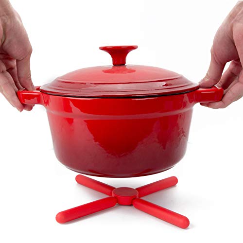 KSENDALO trivet 15mm thick provides sturdy support for hot cookware.