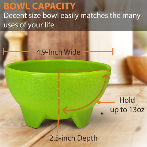 KSEV Salsa Bowls with dimpled exterior enhance buffet presentation