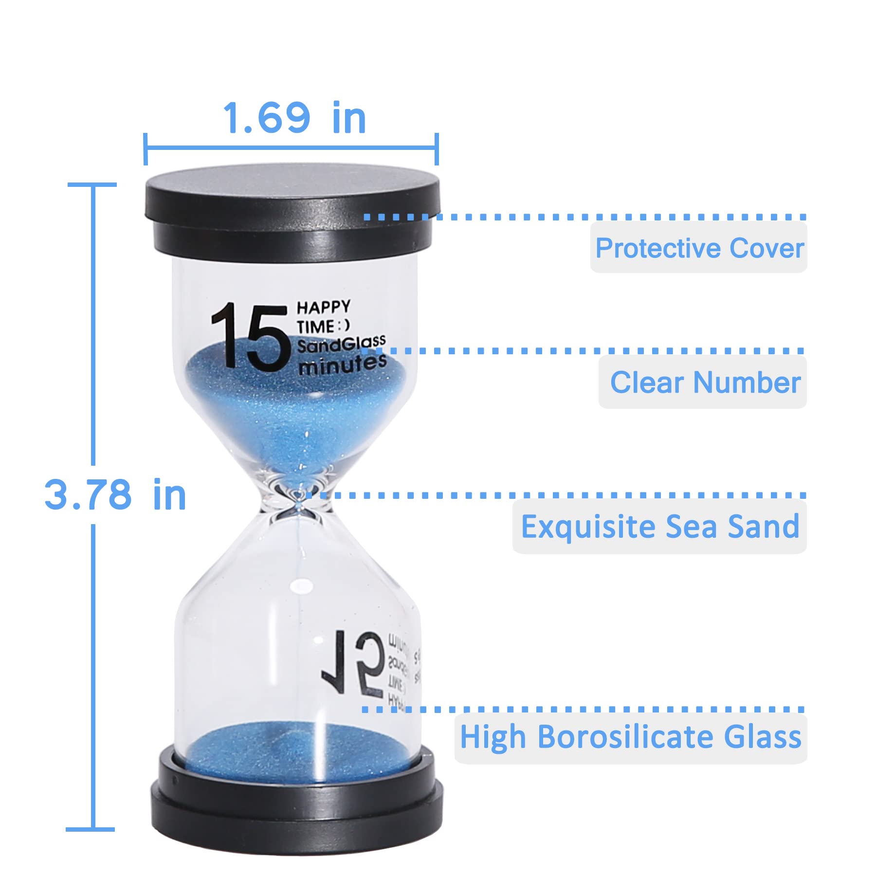 KSM UP sand timer six colors 3 minute timer for classroom activities