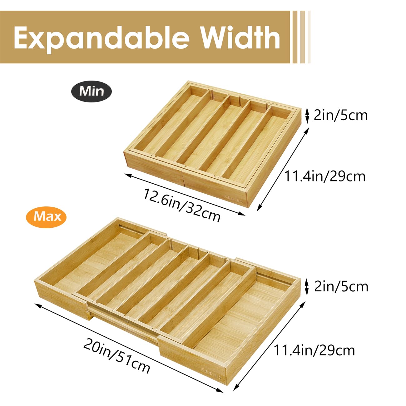 Kssiaz adjustable dividers organize pods and tea bags neatly