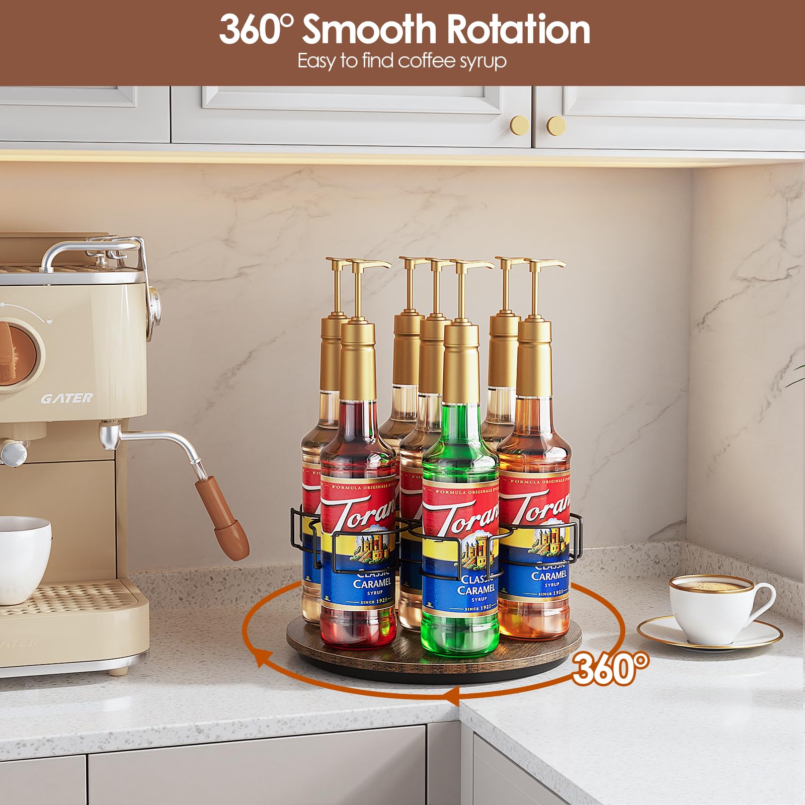 Kssiaz carbon steel frame offers durable support for busy countertops.