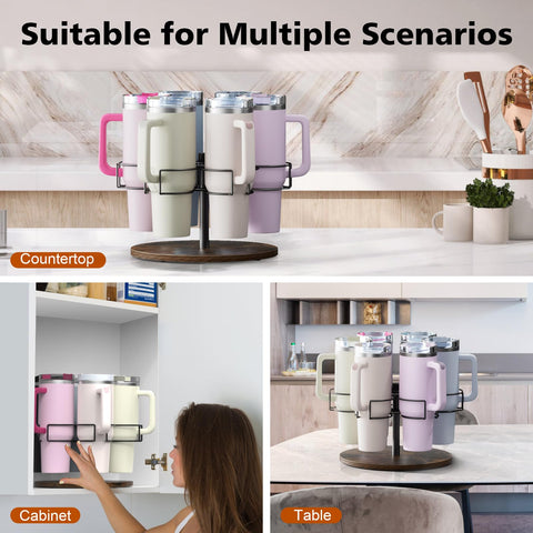 Kssiaz display-ready organizer keeps cups accessible and neatly arranged