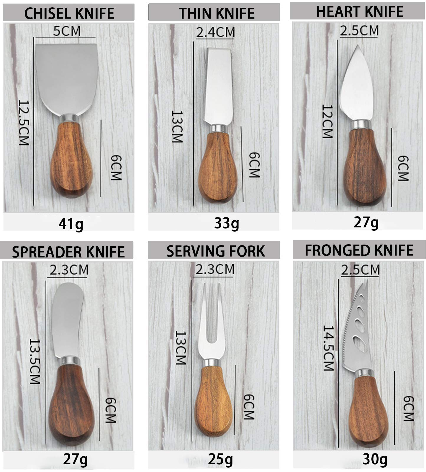 KT-GARY heart knife close-up for elegant cheese shapes and stylish presentations.