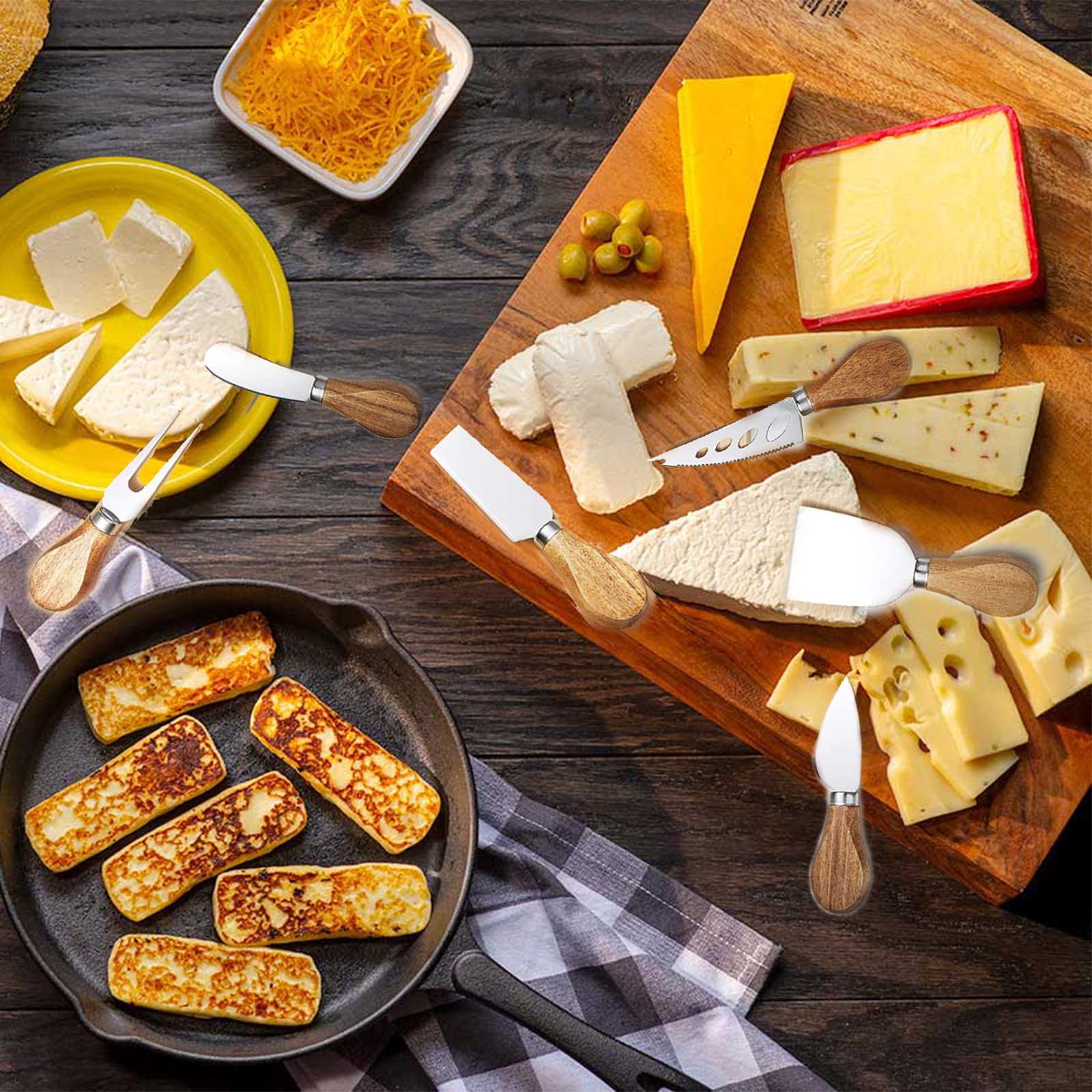 KT-GARY heart cheese knife adds playful presentation while slicing softer textures.