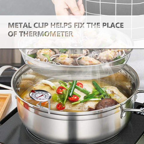 Stainless steel casing protects KT THERMO during busy kitchen use