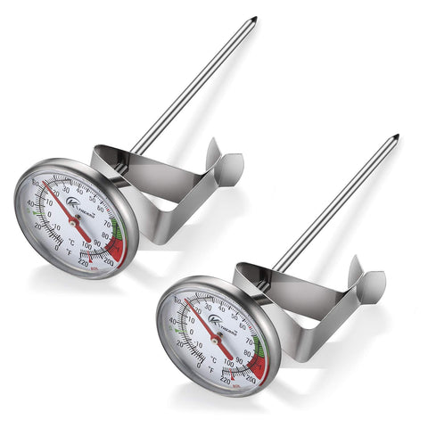 KT THERMO Instand Read 2-Inch Dial Thermometer clip for quick temperature viewing