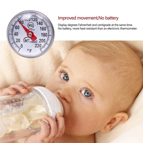 KT THERMO instant read thermometer ensures chocolate milk foam reaches ideal warmth
