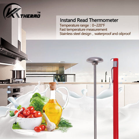 KT THERMO instant read thermometer provides instant meat temperature readings