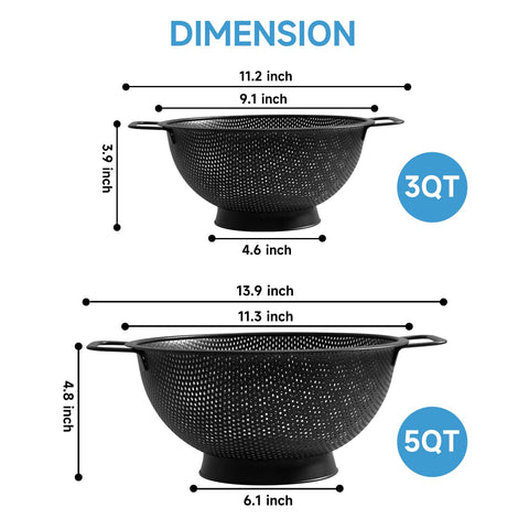 Kteniy fully perforated mesh prevents clogging and speeds washing.