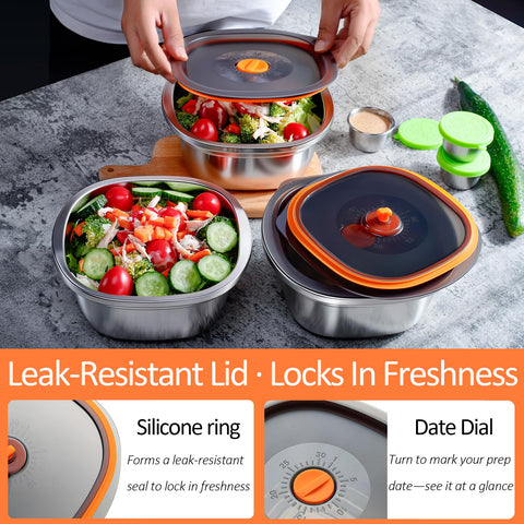 KTKUDY dishwasher-safe salad bowls for easy cleanup